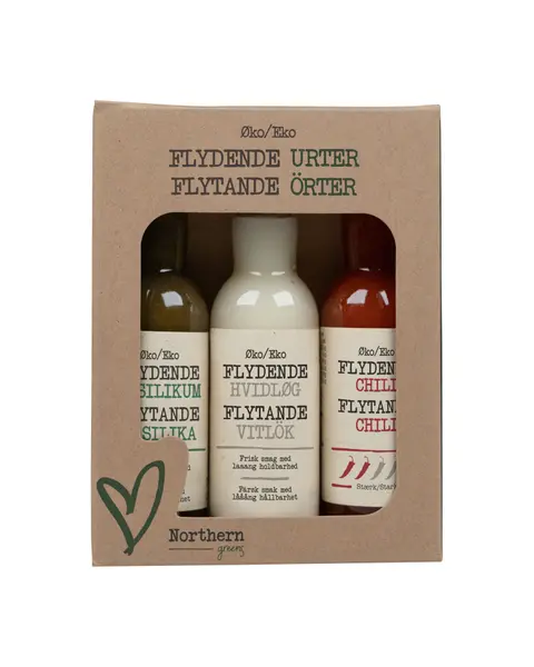 Flytande örter i presentask, 3 × 40 ml