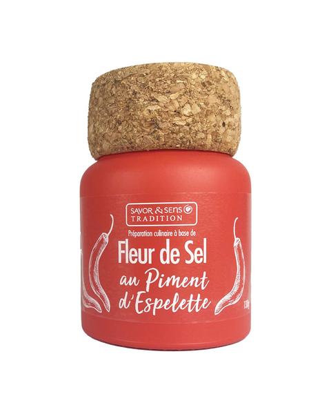Havssalt i krus 130 g, Espelettepeppar