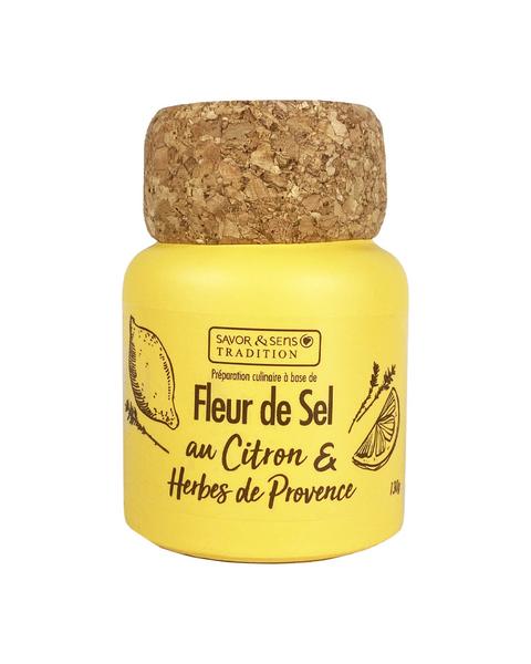 Havssalt i krus 130 g, Citron & örter från Provence